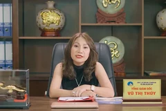 Vũ Thị Thúy khi làm Chủ tịch Hội đồng quản trị kiêm Giám đốc Công ty Nhật Nam.