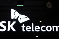 Biểu tượng của SK Telecom. (Ảnh: AFP/TTXVN)