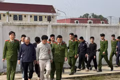 Các đối tượng bị cơ quan điều tra bắt giữ. (Nguồn: Công an tỉnh Hà Tĩnh)