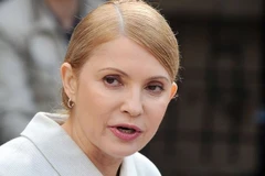 Lãnh đạo đối lập Ukraine Yulia Tymoshenko. (Nguồn: AFP/TTXVN)