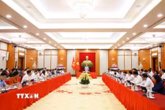 Tổng Bí thư, Chủ tịch nước Tô Lâm chủ trì cuộc làm việc với ngành Giáo dục và Đào tạo. (Ảnh: Thống Nhất/TTXVN)