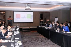 Quang cảnh phiên Hội thảo về hợp tác phát triển hàng không. (Ảnh: Xuân Khu/TTXVN)