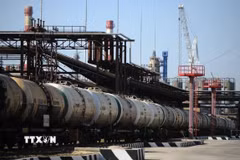 Hệ thống đường ống dẫn khí đốt của Tập đoàn dầu khí Gazprom thuộc Nga. (Ảnh: ITAR-TASS/TTXVN)