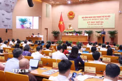 Quang cảnh kỳ họp. (Ảnh: Văn Điệp/TTXVN)