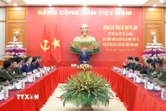 Tổng Bí thư Tô Lâm phát biểu. (Ảnh: Thống Nhất/TTXVN)