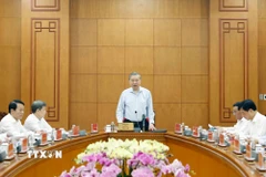 Tổng Bí thư Tô Lâm phát biểu chỉ đạo. (Ảnh: Thống Nhất/TTXVN)