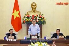 Chủ tịch Quốc hội Trần Thanh Mẫn phát biểu khai mạc. (Ảnh: Doãn Tấn/TTXVN)