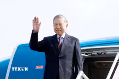 Tổng Bí thư, Chủ tịch nước Tô Lâm lên đường thăm cấp Nhà nước tới Ấn Độ. (Ảnh: Thống Nhất/TTXVN)