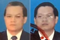 Bị can Nguyễn Thiện Nhân (trái) và bị can Nguyễn Ngọc Minh. (Nguồn: Bộ Công an)