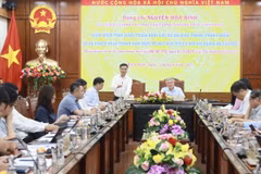 Quang cảnh buổi làm việc. (Ảnh: Sỹ Thắng/TTXVN)
