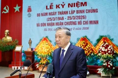 Tổng Bí thư Tô Lâm phát biểu chỉ đạo. (Ảnh: Thống Nhất/TTXVN)