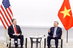 Tổng Bí thư Tô Lâm tiếp Trưởng đại diện Thương mại Hoa Kỳ Jamieson Greer. (Ảnh: Thống Nhất/TTXVN)