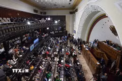 Một phiên họp Quốc hội Venezuela. (Ảnh: Getty Images/TTXVN)