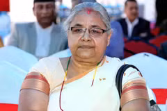 Bà Sushila Karki. (Nguồn: PTI)
