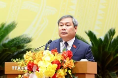 Chủ tịch Ủy ban Nhân dân thành phố Hà Nội Vũ Đại Thắng. (Ảnh: An Đăng/TTXVN)