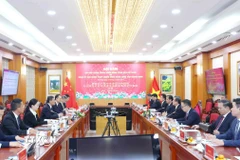 Quang cảnh hội đàm. (Ảnh: Phương Hoa/TTXVN)