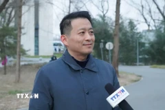 Giáo sư Khúc Cường. (Ảnh: Quang Hưng/TTXVN)