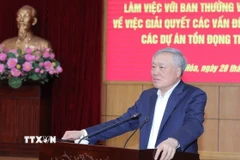 Phó Thủ tướng Thường trực Chính phủ Nguyễn Hòa Bình phát biểu. (Nguồn: TTXVN)