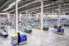 Bên trong nhà máy sản xuất sữa của Vinamilk.