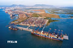 Cảng Quốc tế Gemalink. (Ảnh: TTXVN phát)
