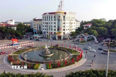 Một góc thành phố Vĩnh Yên, tỉnh Vĩnh Phúc. (Ảnh: Hoàng Hùng/TTXVN)