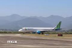 Máy bay của Bamboo Airways. (Nguồn: TTXVN)