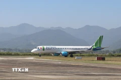 Máy bay của Bamboo Airways. (Nguồn: TTXVN)