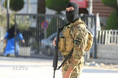 Binh sỹ Liban tại Bint Jbeil, Liban. (Nguồn: THX/TTXVN)