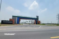 Cụm Công nghiệp trên địa bàn xã Xuân Trúc (Hưng Yên). (Ảnh Mạnh Khánh/Vietnam+)