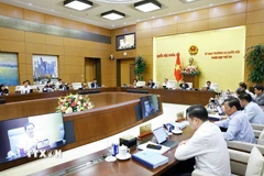 Chủ tịch Quốc hội Trần Thanh Mẫn phát biểu. (Ảnh: Doãn Tấn/TTXVN)