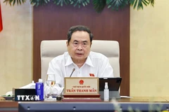 Chủ tịch Quốc hội Trần Thanh Mẫn phát biểu. (Ảnh: Doãn Tấn/TTXVN)