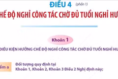 Chế độ nghỉ công tác chờ đủ tuổi nghỉ hưu đối với các trường hợp không tái cử.