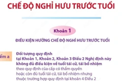 Chế độ nghỉ hưu trước tuổi đối với các trường hợp không tái cử, tái bổ nhiệm.