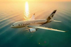 Hãng hàng không Etihad Airways của Abu Dhabi, UAE. (Nguồn: Caspian Post)