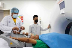Chụp PET/CT chẩn đoán, điều trị ung thư tại Bệnh viện Chợ Rẫy. (Ảnh: Thanh Vũ/TTXVN)