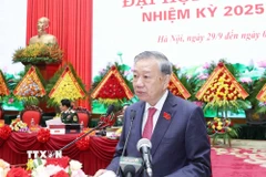 Tổng Bí thư Tô Lâm phát biểu. (Ảnh: Thống Nhất/TTXVN)