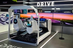 Samsung Display sẽ giới thiệu một loạt công nghệ và sản phẩm mới, trong đó có buồng lái kỹ thuật số được tùy chỉnh cho ôtô tự hành. (Nguồn: Yonhap)