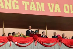Tổng Bí thư Tô Lâm đọc Diễn văn Kỷ niệm 80 năm Cách mạng tháng Tám thành công và Quốc khánh 2/9. (Ảnh: TTXVN)