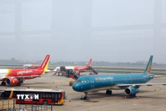 Máy bay tại Sân bay Nội Bài. (Ảnh minh họa. Nguồn: TTXVN)