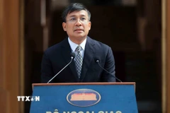 Thứ trưởng Thường trực Bộ Ngoại giao Nguyễn Minh Vũ. (Ảnh: An Đăng/TTXVN)