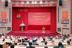 Quang cảnh buổi lễ. (Ảnh: Phạm Kiên/TTXVN)