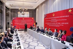 Tổng Bí thư Tô Lâm dự Tọa đàm doanh nghiệp Việt Nam-Anh. (Ảnh: Thống Nhất/TTXVN)