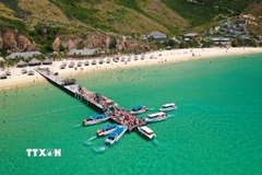 Khu du lịch Kỳ Co (Quy Nhơn). (Ảnh: Nguyên Linh/TTXVN)