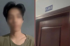 Nam sinh được giải cứu khi đang ở nhà nghỉ.