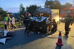 Hiện trường vụ tai nạn. (Nguồn: Báo Điện tử Chính phủ)