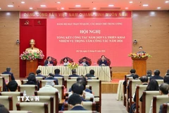 Đảng ủy Mặt trận Tổ quốc, các đoàn thể Trung ương triển khai nhiệm vụ công tác năm 2026. (Nguồn: TTXVN)