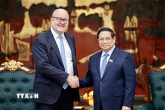 Thủ tướng Phạm Minh Chính tiếp ông Tomas Heidar, Chánh án Tòa án quốc tế về Luật biển (ITLOS). (Ảnh: Dương Giang/TTXVN)