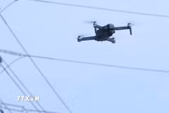 Sử dụng flycam. (Ảnh minh họa. Nguồn: TTXVN)