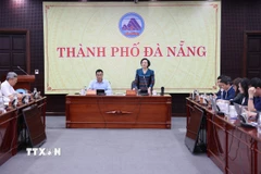 Phó Thủ tướng Chính phủ Phạm Thị Thanh Trà phát biểu tại buổi làm việc. (Ảnh: Anh Dũng/TTXVN)