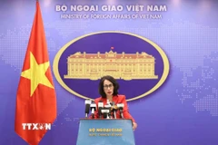 Người phát ngôn Bộ Ngoại giao Việt Nam Phạm Thu Hằng. (Ảnh: An Đăng/TTXVN)